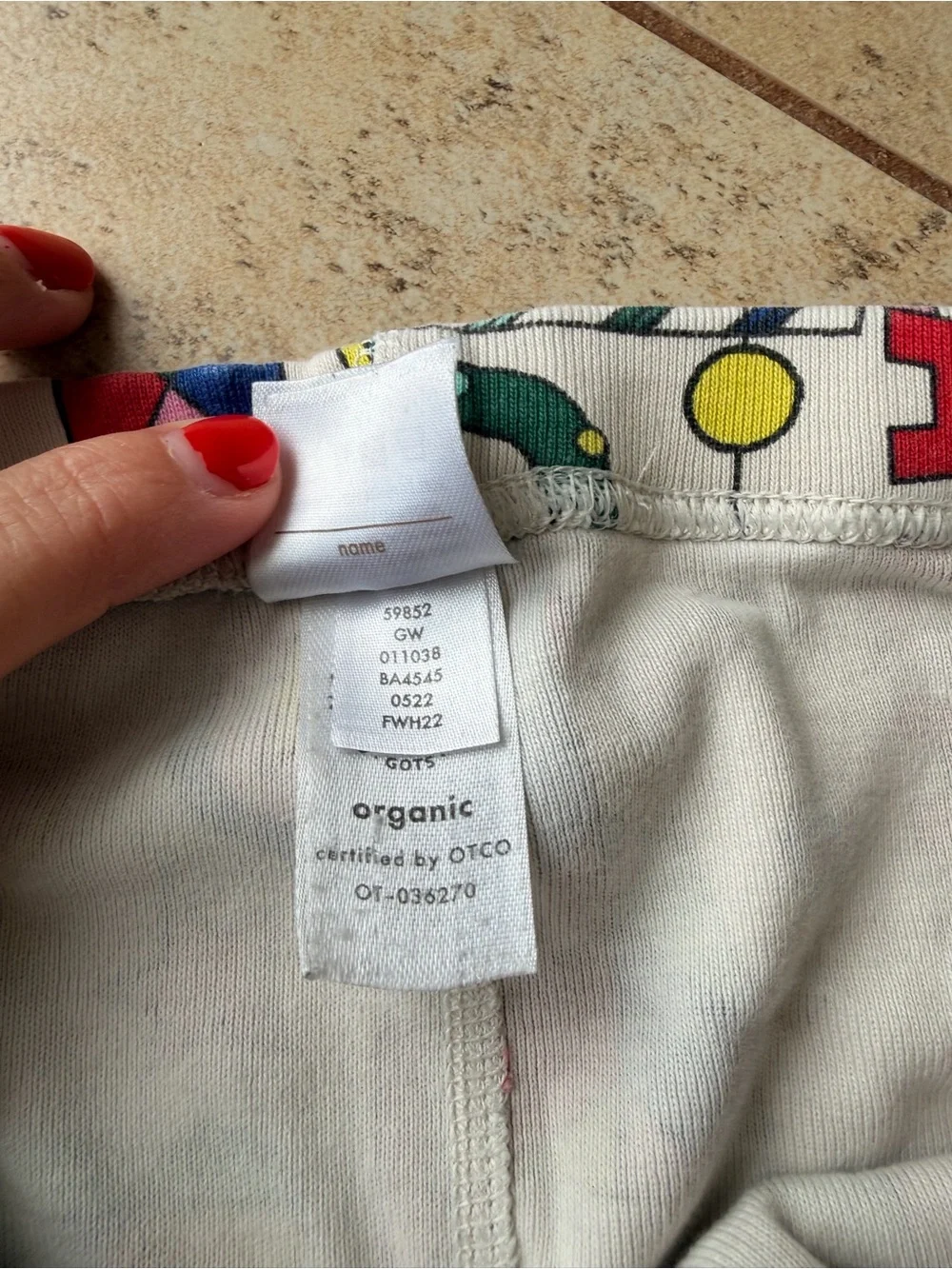 Hanna Andersson 160 US 14 Fa La La Holiday Christmas Pajama Pants Organic Cotton